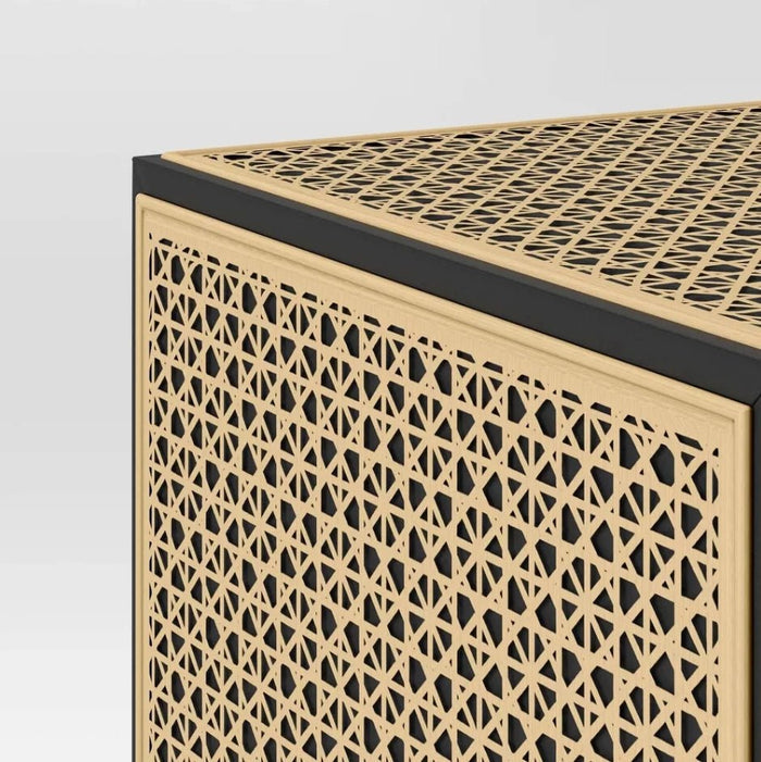 Nesting Accent Table - Black/Natural - Wichita Home Outlet