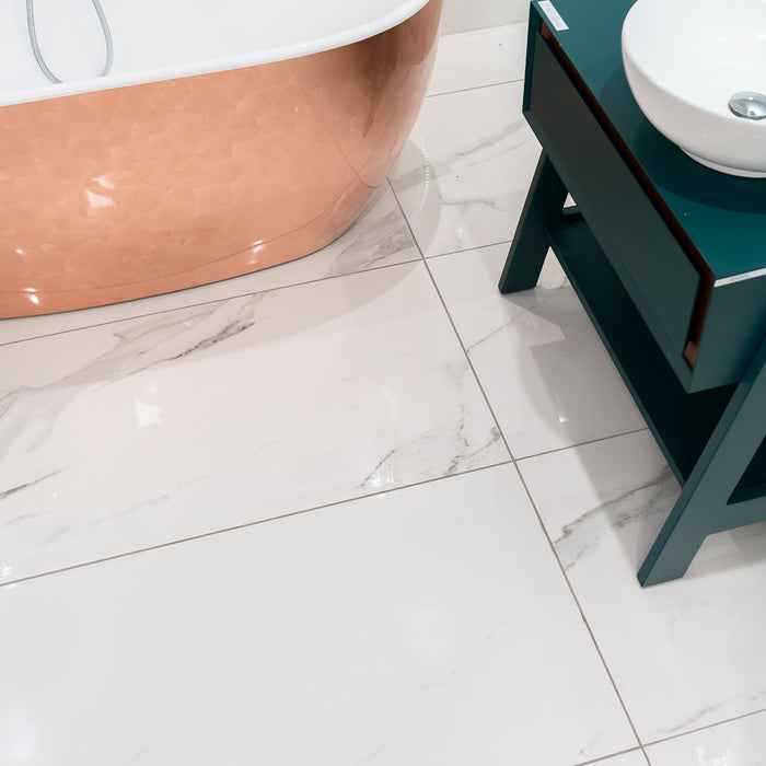 Patmos Pulido 60 x 120cm Porcelain Wall & Floor Tile - 1.44sqm perbox
