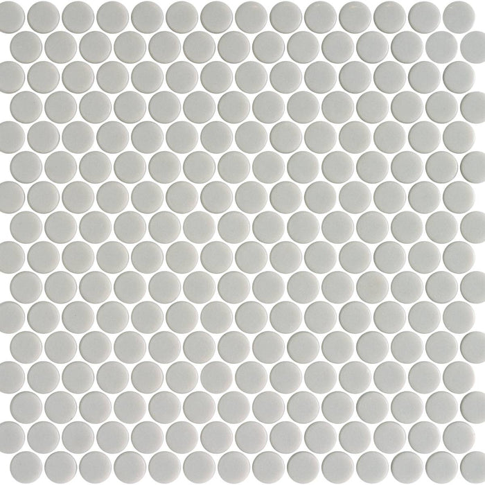 Penny Natureglass Taupe Matt Matte Non Slip 28.6 x 28.6cm Mosaic Sheet