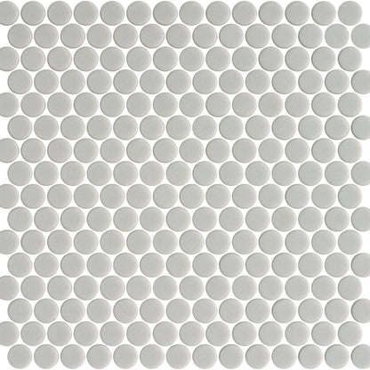 Penny Natureglass Taupe Matt Matte Non Slip 28.6 x 28.6cm Mosaic Sheet