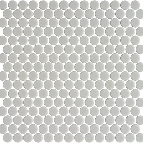 Penny Natureglass Taupe Matt Matte Non Slip 28.6 x 28.6cm Mosaic Sheet