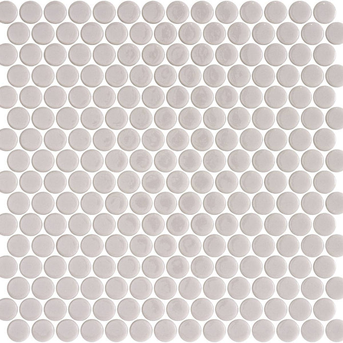 Penny Taupe Shiny 28.6 x 28.6cm Mosaic Sheet