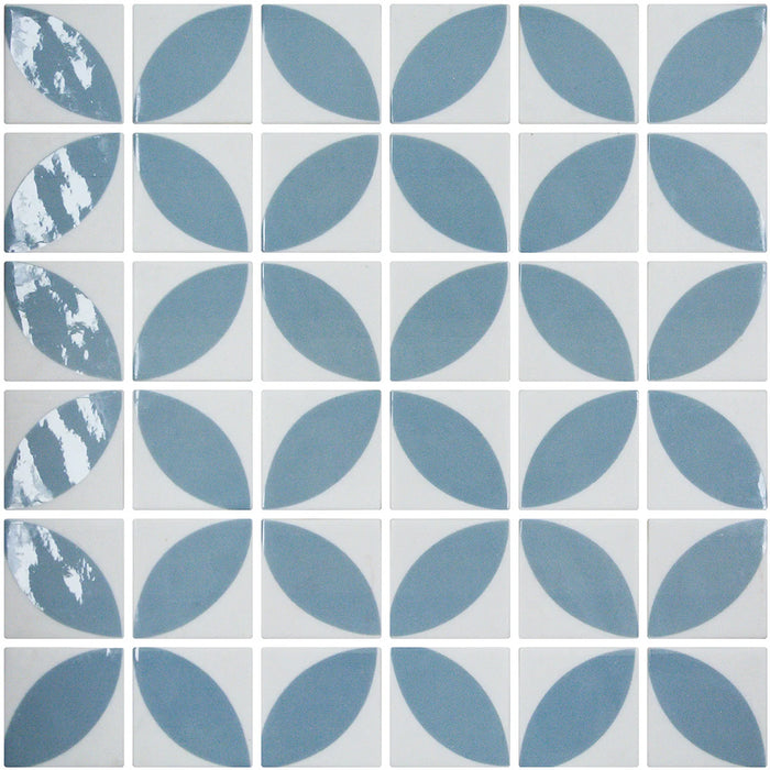 Penta Dahlia Alice Blue Ms 31.1 x 31.1cm Mosaic Sheet