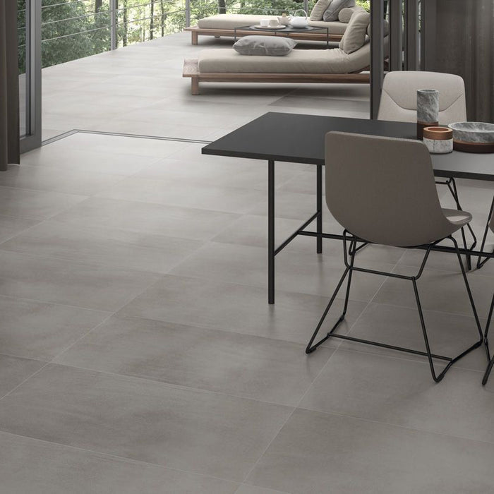 Piemonte Grey 90 x 90cm Rectified Porcelain Tile - 1.62sqm perbox
