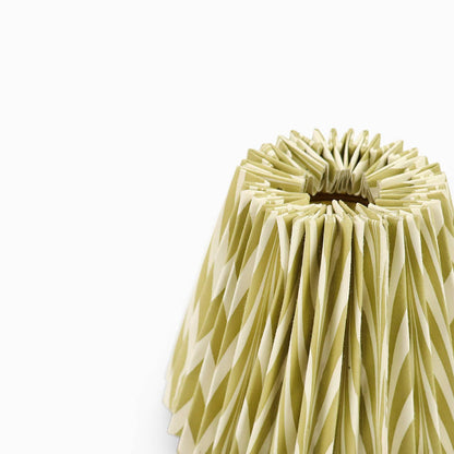 Pleated Marbled Lampshade - Apple