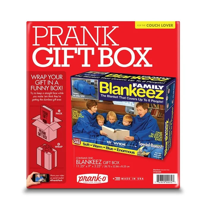 Prank Gift Box Family Blankeez - Wichita Home Outlet