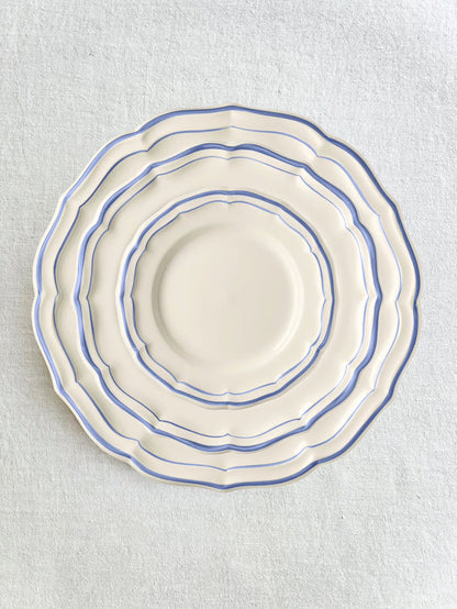 PRE-ORDER - Gien Fliet Dinnerware - Bleus