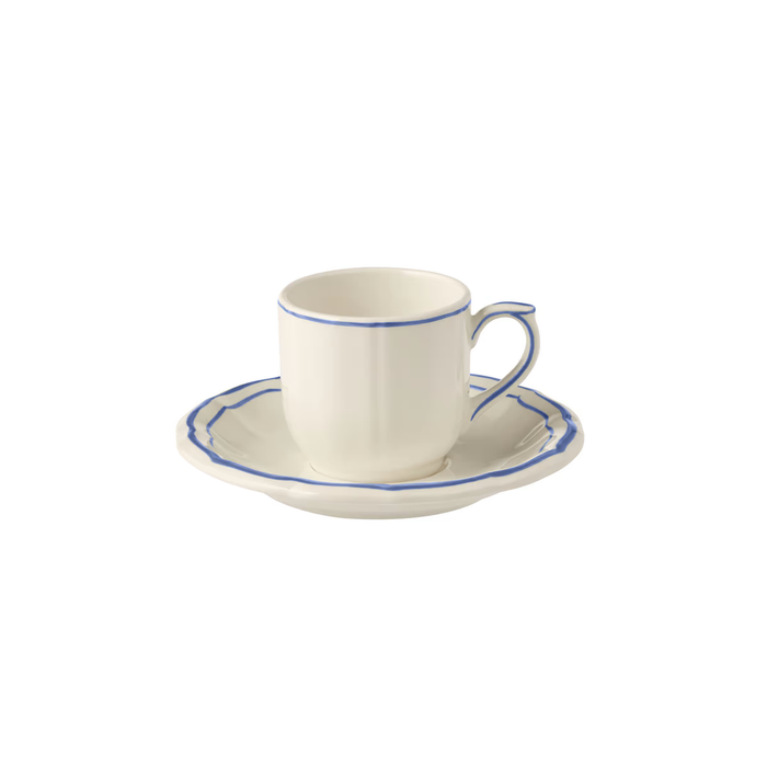 PRE- ORDER - Espresso Cup & Saucer 5.5" 2.9oz - S/2