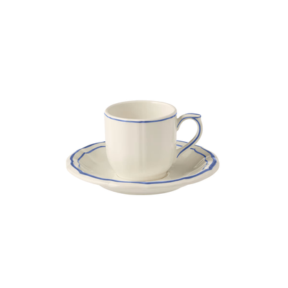 PRE- ORDER - Espresso Cup & Saucer 5.5" 2.9oz - S/2