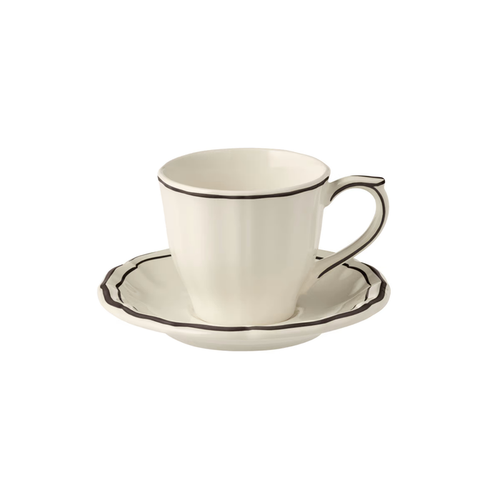 PRE- ORDER - Teacup & Saucer 6" 5.9oz - S/2