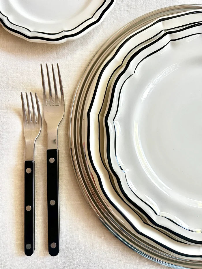 PRE-ORDER -Gien Fliet Dinnerware - Manganèse