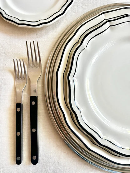 PRE-ORDER -Gien Fliet Dinnerware - Manganèse