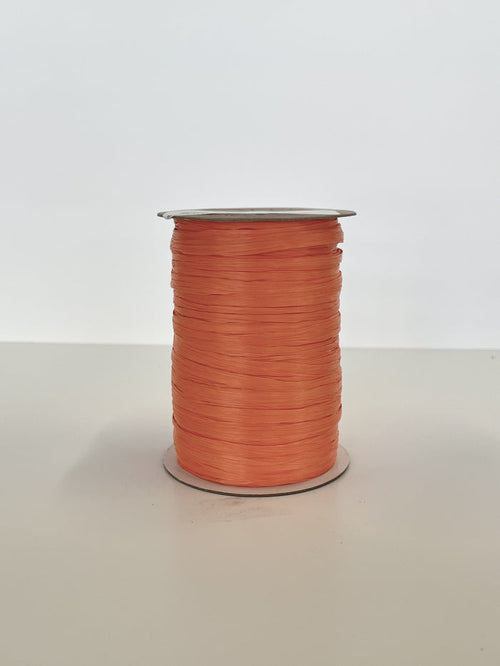 Pumpkin Rayon Raffia Ribbon