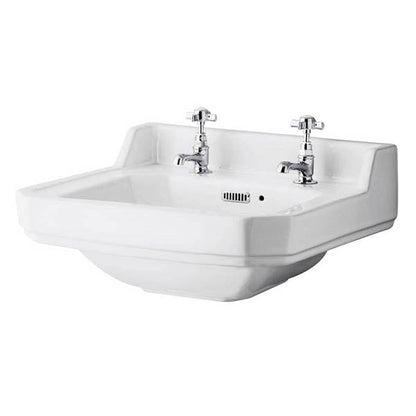 Richmond 500mm 2 Tap Hole Wall Hung Basin