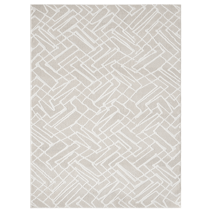 Rubix 892 Area Rug - 8' x 10' - Latte - Wichita Home Outlet