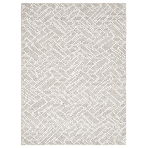 Rubix 892 Area Rug - 8' x 10' - Latte - Wichita Home Outlet