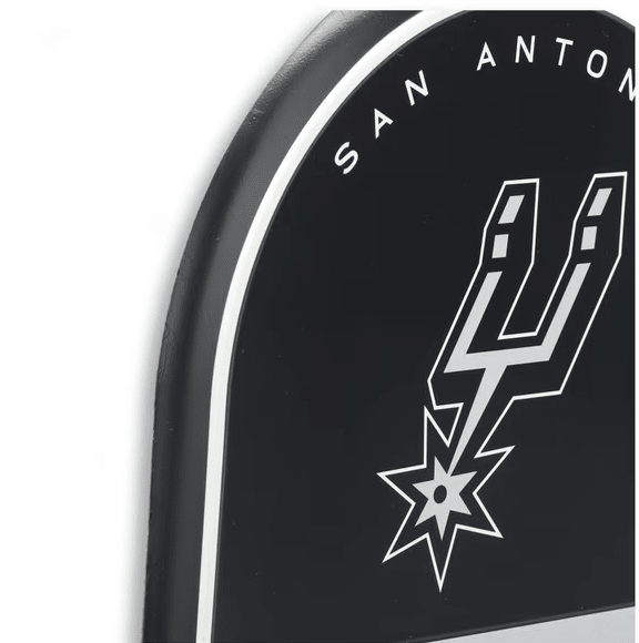 San Antonio Spurs Team Spirit Oval Metal Sign - Wichita Home Outlet