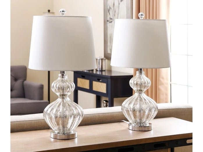 Silver Table Lamp - (Set of 2) - Wichita Home Outlet