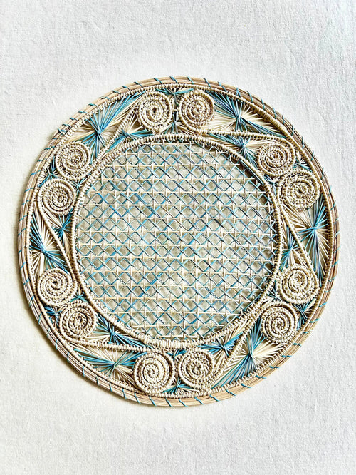 Soleil Charger / Placemat - Sky Blue S/4