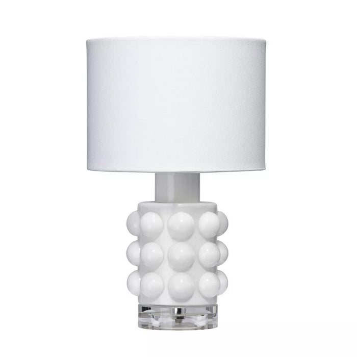 Splendor Home Fiona Bubble Glass Table Lamp - White - Wichita Home Outlet