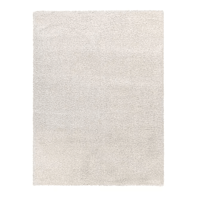 Thayer Shag Rug - Solid Ivory - 7'10 x 10' - Wichita Home Outlet