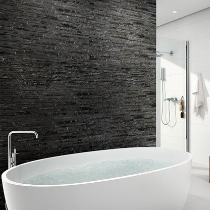 Thuy Marquina 3D Decor 32 x 89cm Rectified Porcelain Wall Tile - 1.13sqm perbox