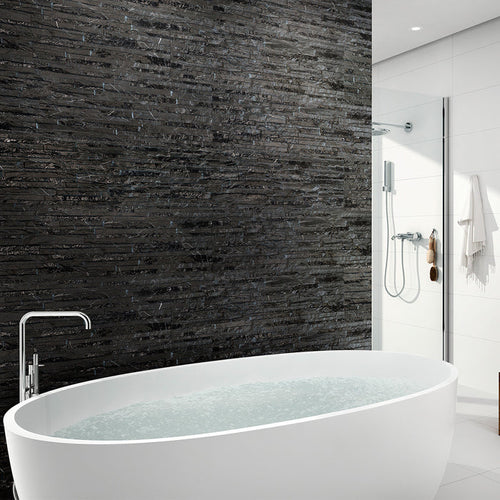 Thuy Marquina 3D Decor 32 x 89cm Rectified Porcelain Wall Tile - 1.13sqm perbox