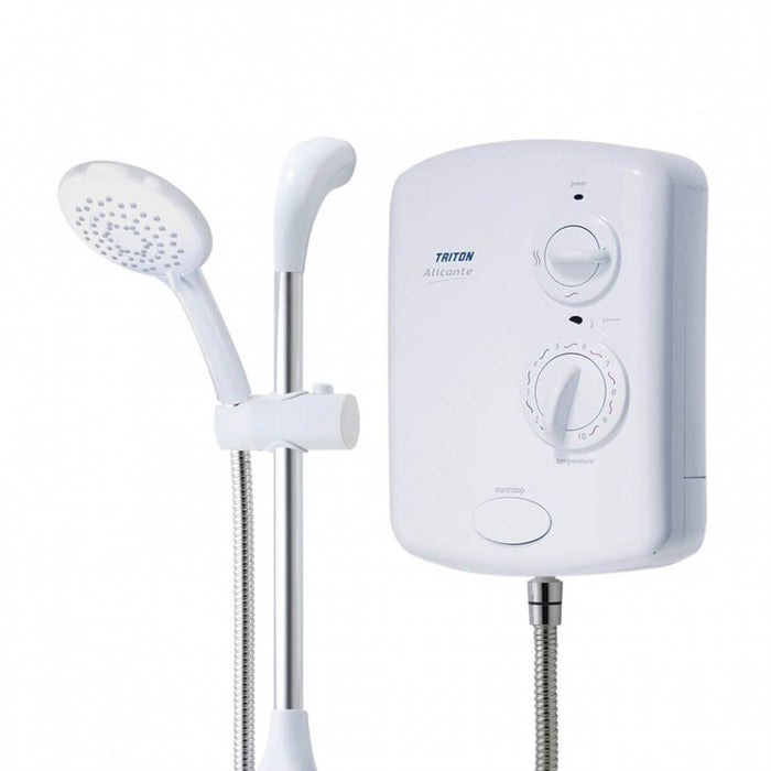 Triton Alicante 9.5kW Electric Shower - White