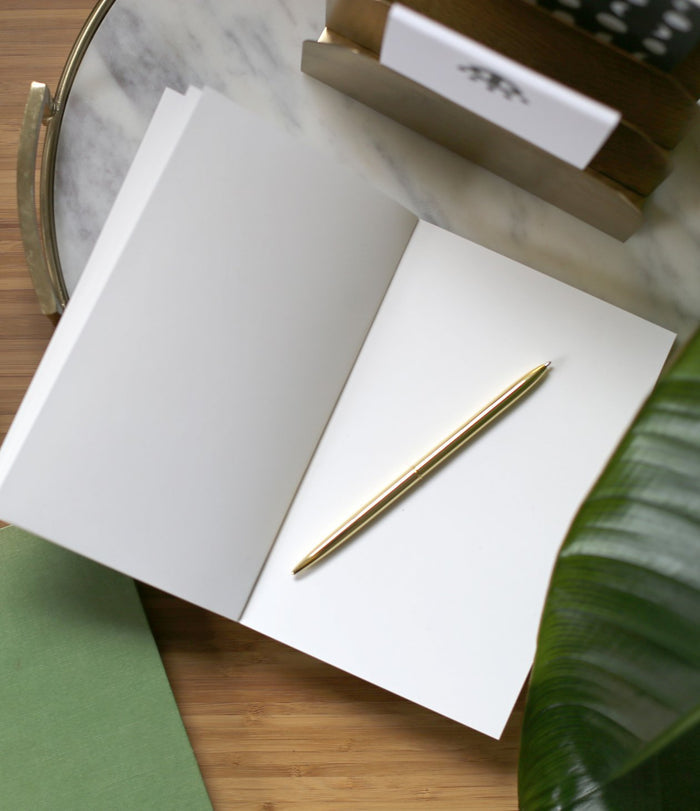 Tropical Palm Leaf Pattern notebook