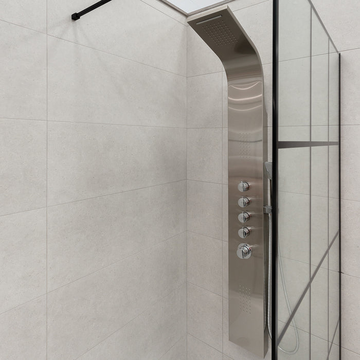 Ulisse Pearl Light 33.3 x 90cm Matt Rectified Tile - 1.2sqm perbox