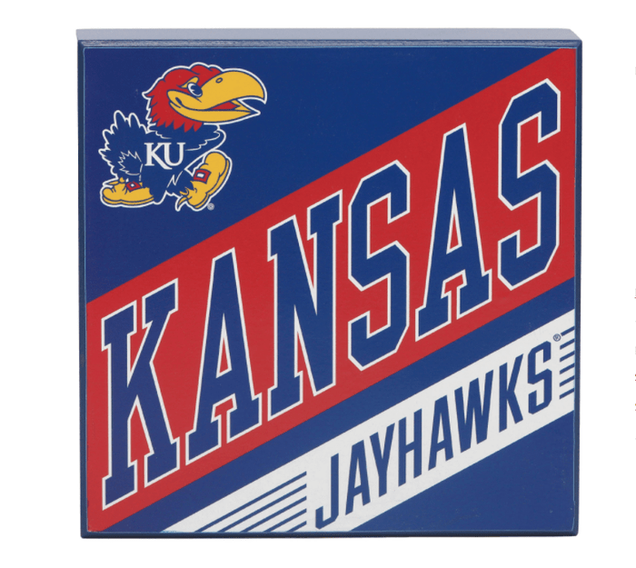 University of Kansas Jayhawks Wood Wall Décor - Wichita Home Outlet