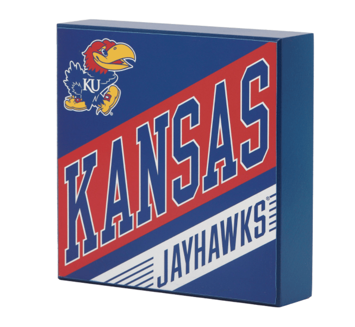 University of Kansas Jayhawks Wood Wall Décor - Wichita Home Outlet