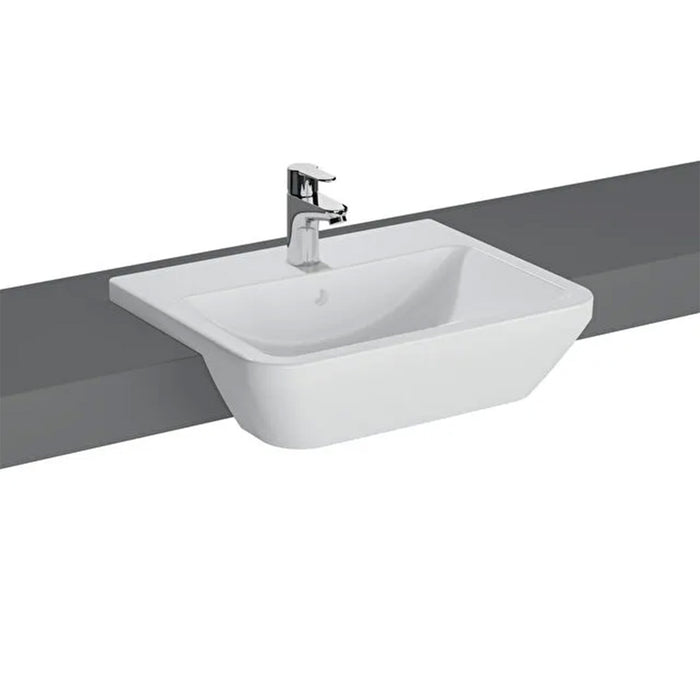 Vitra Integra 550mm Semi-Recessed Vanity Basin