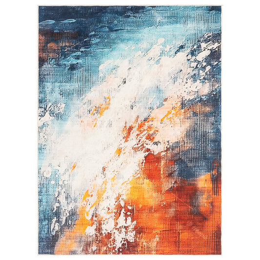 Washablez 433 Area Rug - 8' x 10' - Multi - Wichita Home Outlet