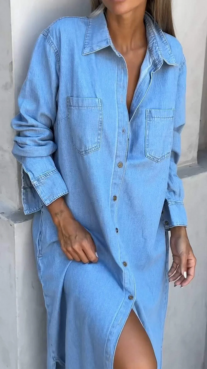 Zoe - Casual Button Down Dress