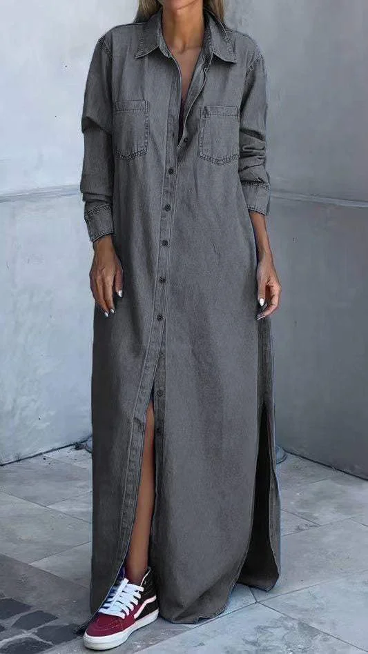 Zoe - Casual Button Down Dress