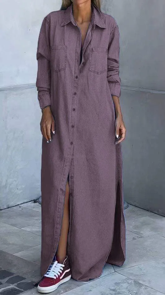 Zoe - Casual Button Down Dress
