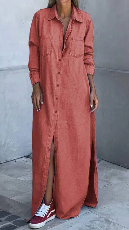 Zoe - Casual Button Down Dress